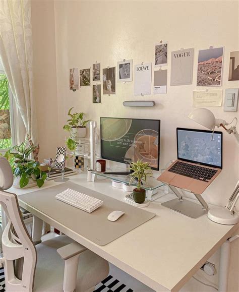 desk organization ideas aesthetic|cute home office desk ideas.